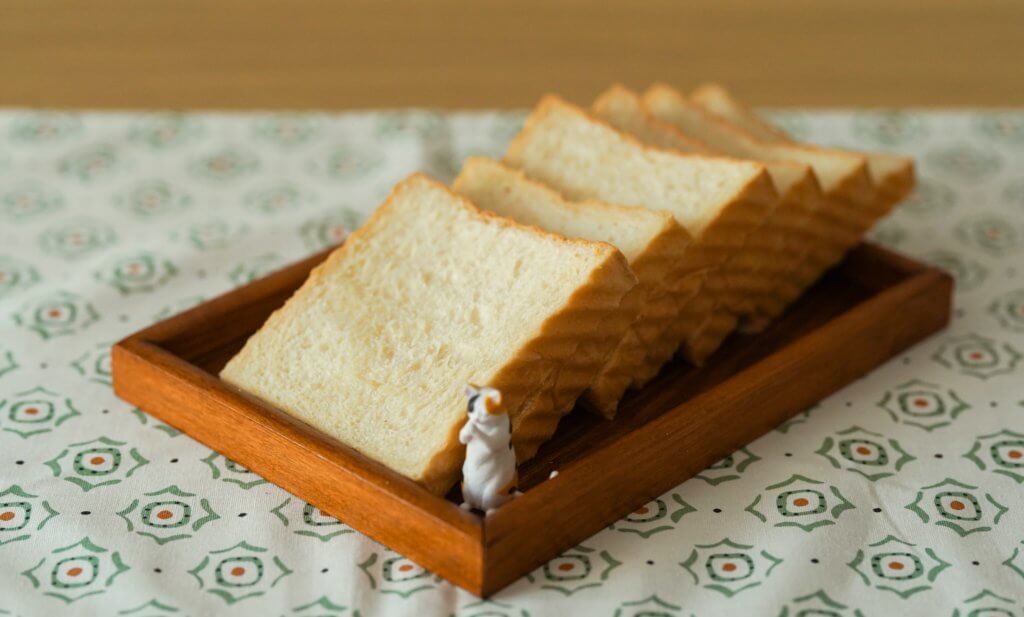 White bread contains added sugar. 